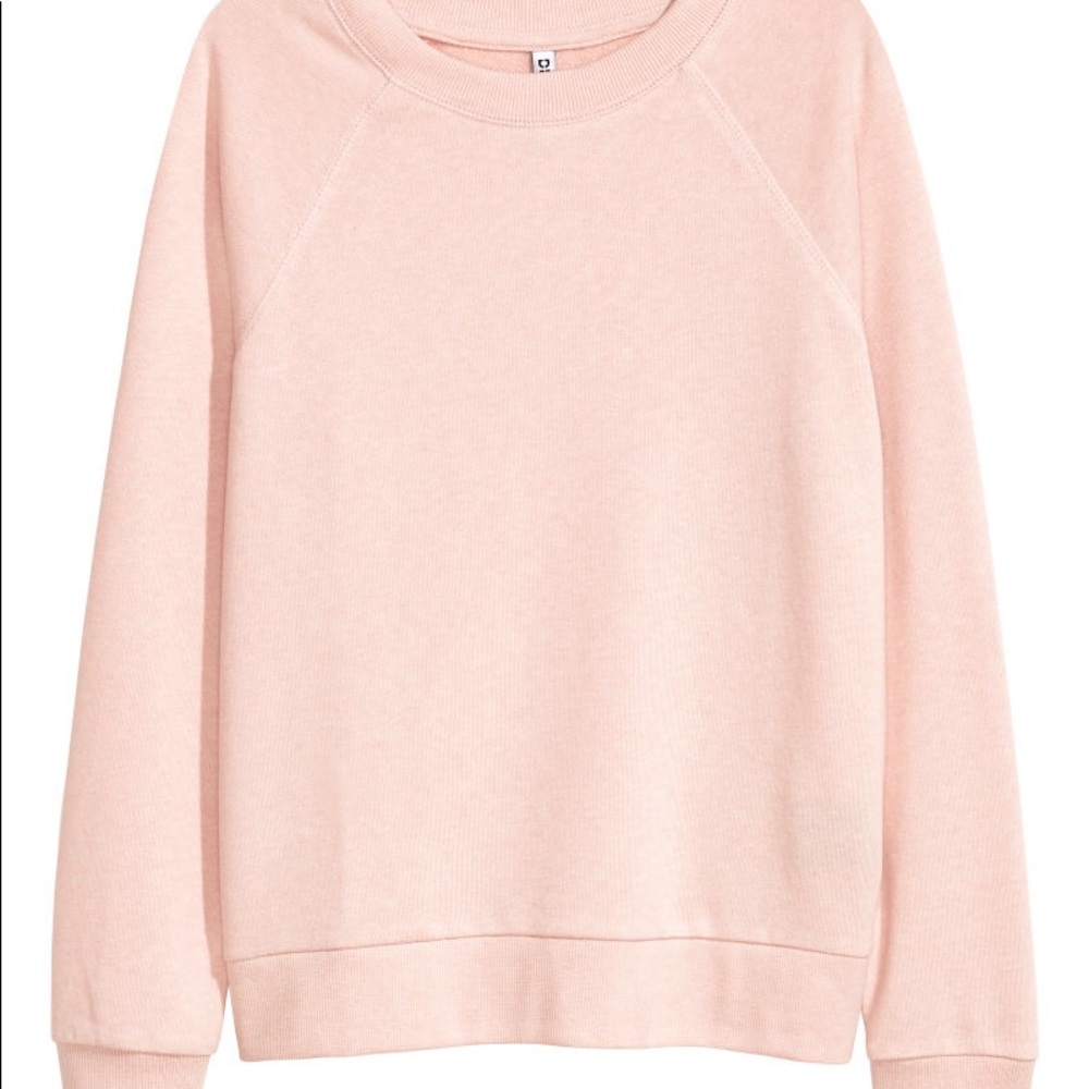 Blush pink casual sweater